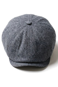 Miesten Herringbone Newsboy Classic -lippalakki - Harmaa