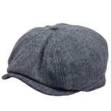 Miesten Herringbone Newsboy Classic -lippalakki - Harmaa
