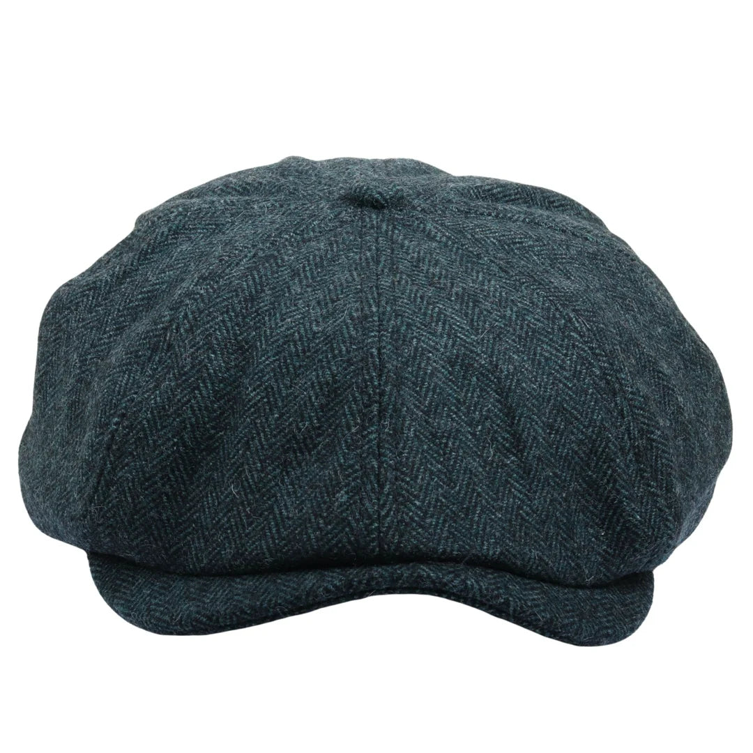 Miesten Herringbone Newsboy Classic -lippalakki - Oliivi