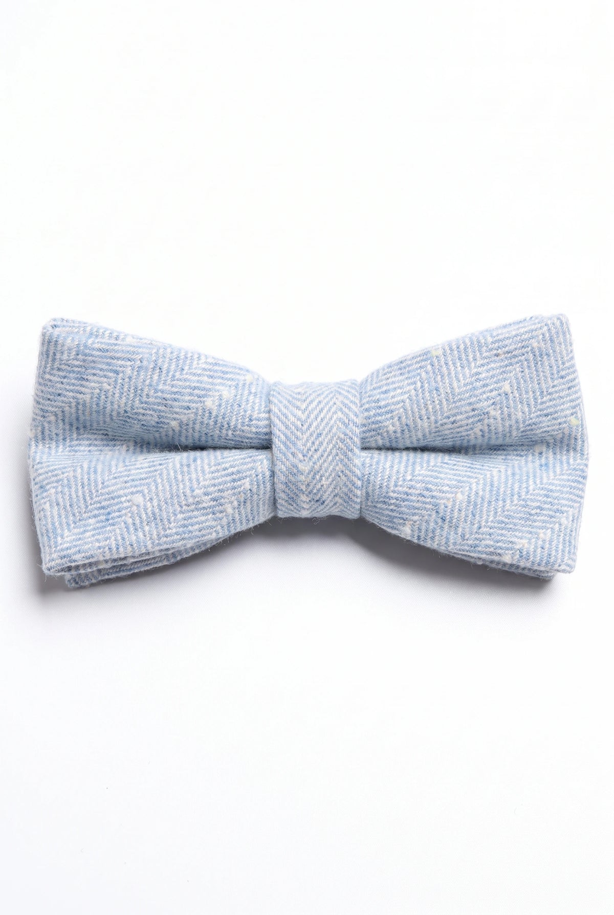 Miesten vaaleansininen tweed-rusetti