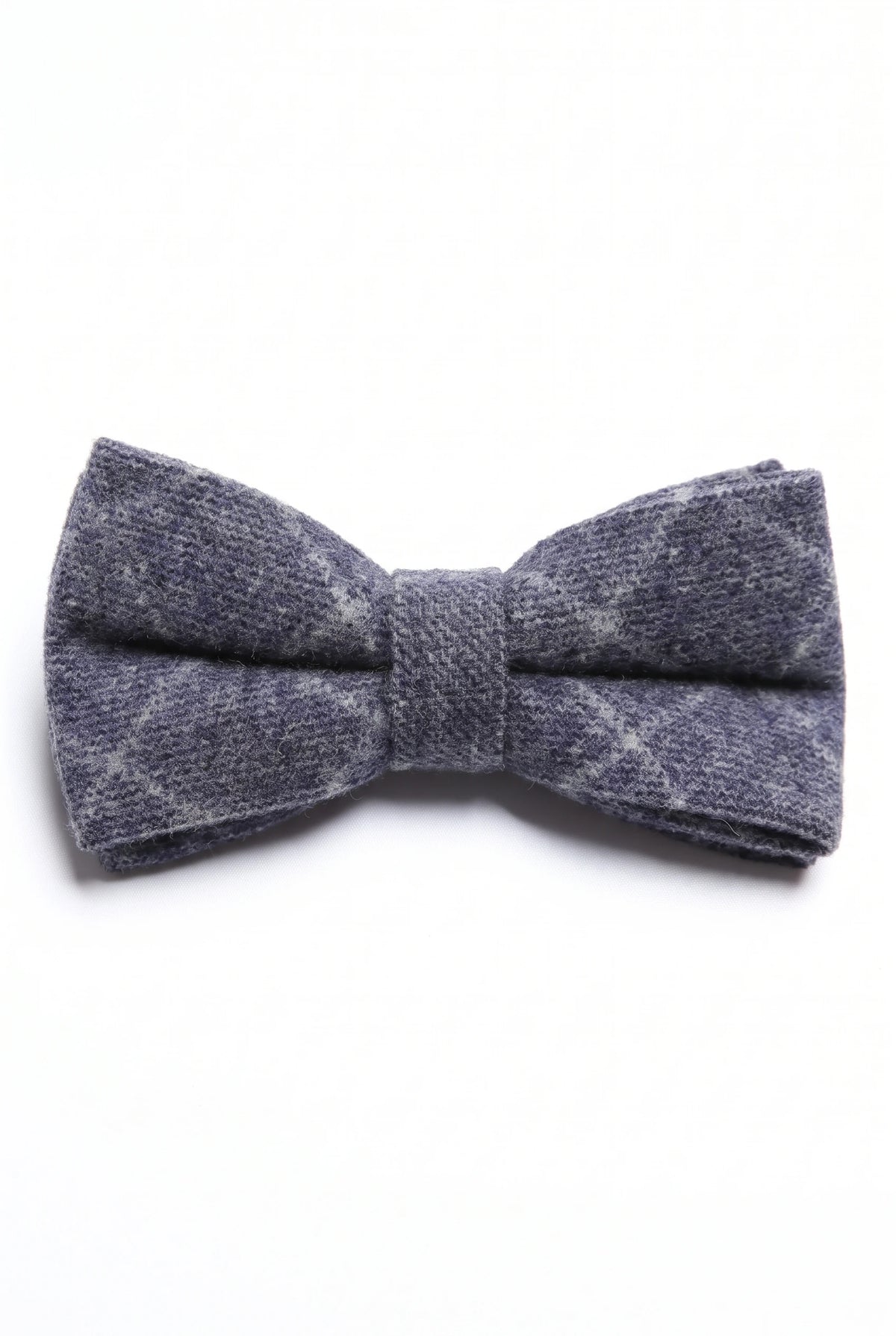 Miesten laivastonsininen tweed-rusetti