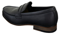 Miesten nupukkinahkaiset slip-on-loaferit mokkasiinit kengät vintage retro klassikko