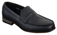Miesten nupukkinahkaiset slip-on-loaferit mokkasiinit kengät vintage retro klassikko