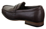 Miesten nupukkinahkaiset slip-on-loaferit mokkasiinit kengät vintage retro klassikko