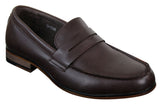 Miesten nupukkinahkaiset slip-on-loaferit mokkasiinit kengät vintage retro klassikko