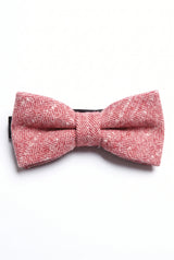 Miesten pinkki tweed-rusetti