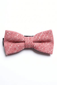 Miesten pinkki tweed-rusetti