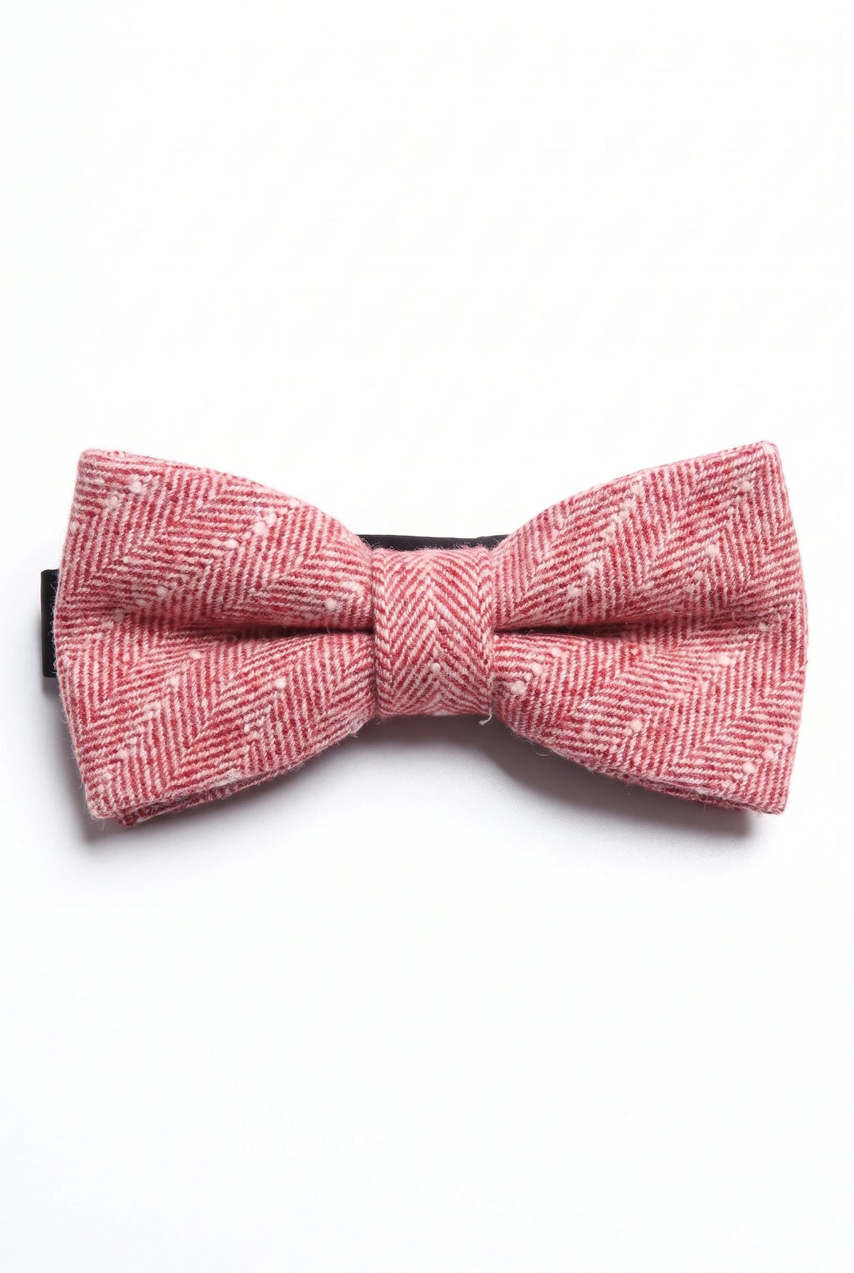 Miesten pinkki tweed-rusetti