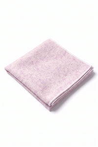 Miesten pinkki tweed-villasekoitteinen taskuliina