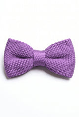 Miesten violetti neulottu rusetti