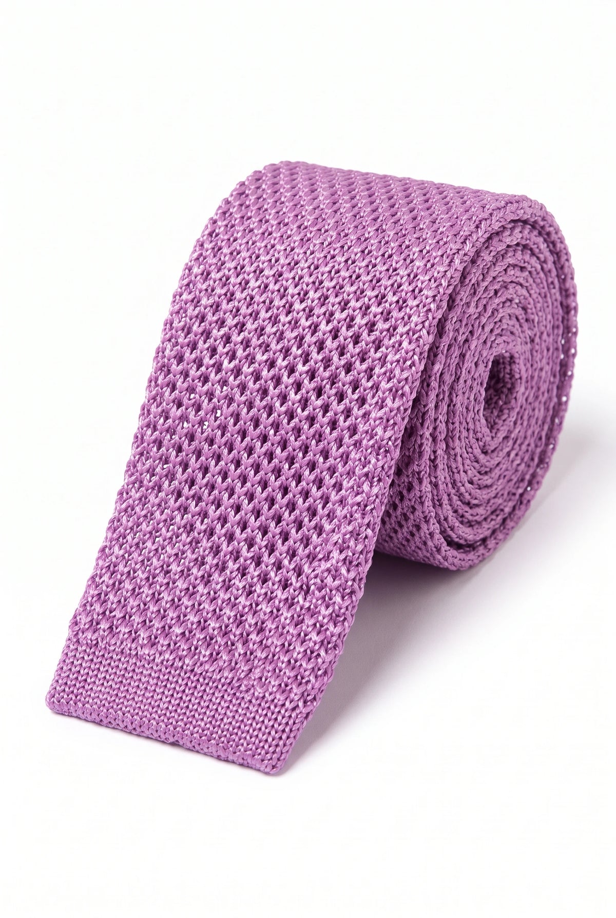 Miesten violetti neulottu polyesterisolmio