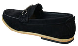 Miesten slip-on-solki Horsebit-ajokengät, retrotyyliset, rento mokkanahkaiset loaferit