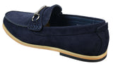 Miesten slip-on-solki Horsebit-ajokengät, retrotyyliset, rento mokkanahkaiset loaferit