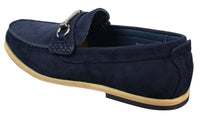 Miesten slip-on-solki Horsebit-ajokengät, retrotyyliset, rento mokkanahkaiset loaferit