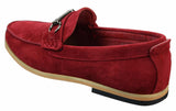 Miesten slip-on-solki Horsebit-ajokengät, retrotyyliset, rento mokkanahkaiset loaferit