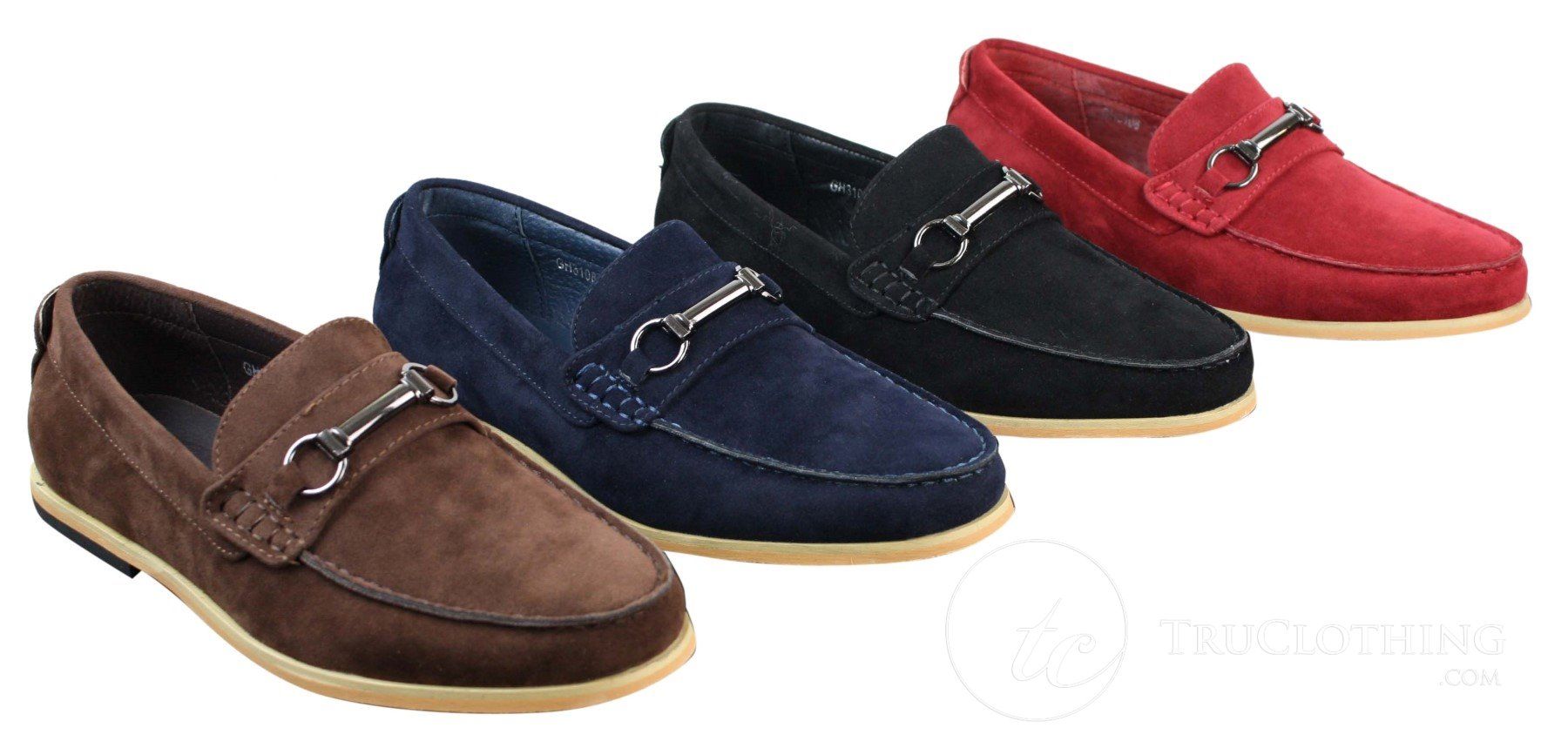 Miesten slip-on-solki Horsebit-ajokengät, retrotyyliset, rento mokkanahkaiset loaferit