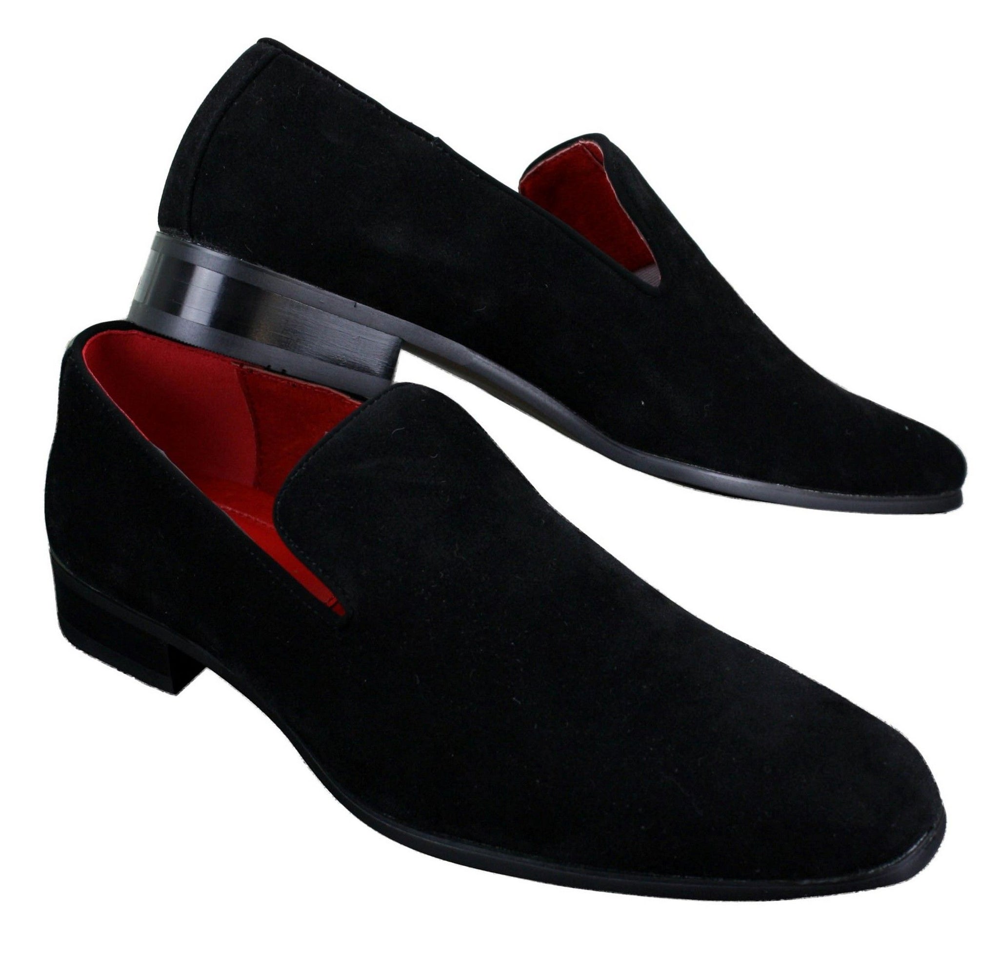 Miesten slip-on-mokkanahkaiset ajokengät, nahkaiset, älykkäät, rentoa pitoa, punaiset, siniset ja mustat