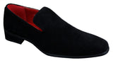 Miesten slip-on-mokkanahkaiset ajokengät, nahkaiset, älykkäät, rentoa pitoa, punaiset, siniset ja mustat
