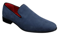 Miesten slip-on-mokkanahkaiset ajokengät, nahkaiset, älykkäät, rentoa pitoa, punaiset, siniset ja mustat