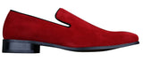 Miesten slip-on-mokkanahkaiset ajokengät, nahkaiset, älykkäät, rentoa pitoa, punaiset, siniset ja mustat