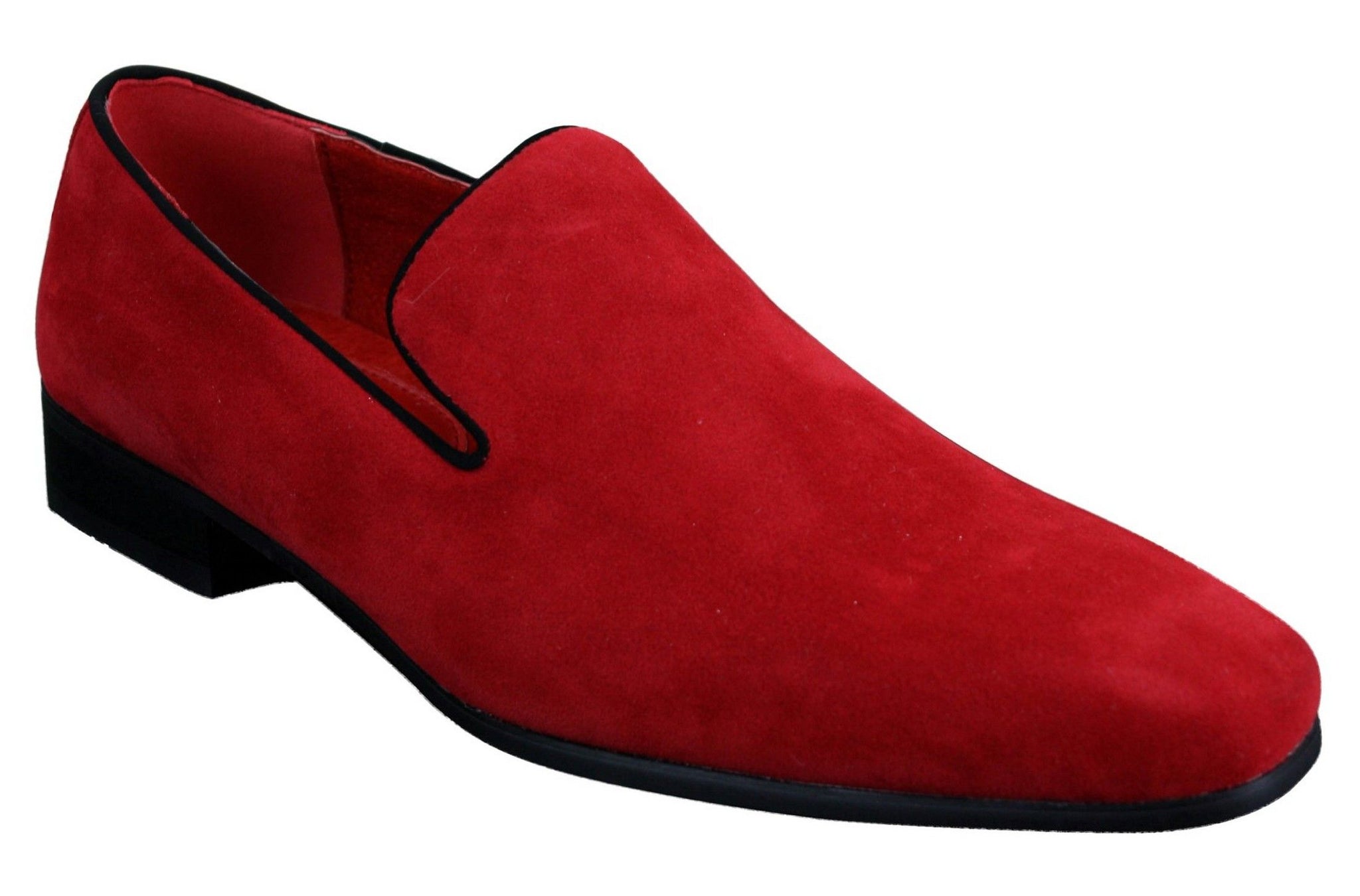 Miesten slip-on-mokkanahkaiset ajokengät, nahkaiset, älykkäät, rentoa pitoa, punaiset, siniset ja mustat