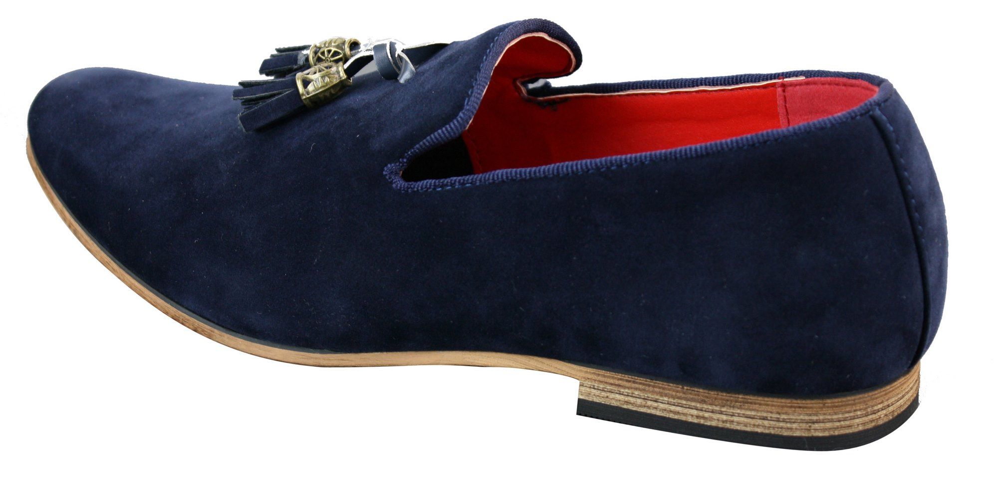 Miesten mokkanahkaiset PU-nahkaiset ajokengät, loaferit, tupsuilla, punaiset, harmaat, siniset, ruskeat ja mustat