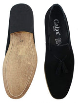 Miesten mokkanahkaiset loaferit, ajokengät, slip-on-tukan muotoilu, nahkaa, musta mukavuus