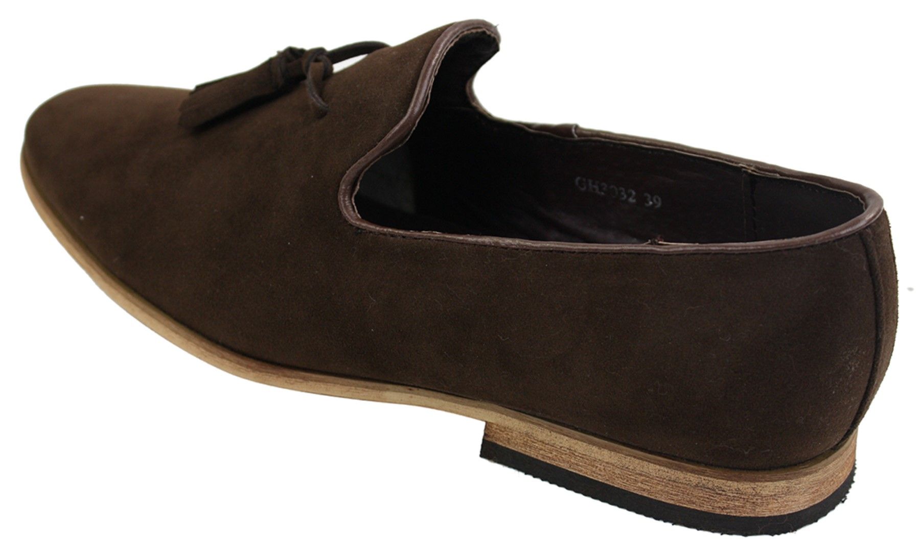 Miesten mokkanahkaiset loaferit, ajokengät, slip-on-tukan muotoilu, nahkaa, musta mukavuus