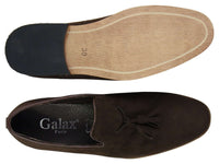Miesten mokkanahkaiset loaferit, ajokengät, slip-on-tukan muotoilu, nahkaa, musta mukavuus
