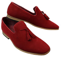 Miesten mokkanahkaiset loaferit, ajokengät, slip-on-tukan muotoilu, nahkaa, musta mukavuus