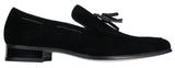 Miesten mokkanahkaiset loaferit, joissa on tupsukuvioinen nahkainen rento slip-on-kengät
