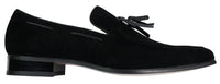 Miesten mokkanahkaiset loaferit, joissa on tupsukuvioinen nahkainen rento slip-on-kengät