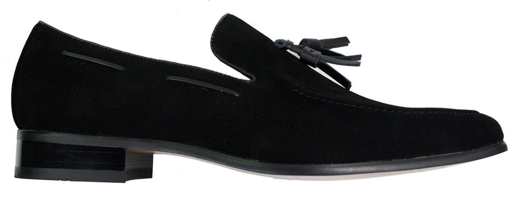 Miesten mokkanahkaiset loaferit, joissa on tupsukuvioinen nahkainen rento slip-on-kengät