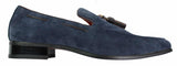 Miesten mokkanahkaiset loaferit, joissa on tupsukuvioinen nahkainen rento slip-on-kengät