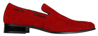 Miesten mokkanahkaiset loaferit, joissa on tupsukuvioinen nahkainen rento slip-on-kengät
