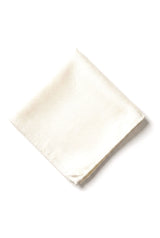 Miesten solmio taskusolmiolla, muodollinen yksivärinen solmio - norsunluunvärinen