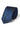 Miesten solmio taskulla ja neliöllä - muodollinen kukkakuvioinen solmio - Laivastonsininen
