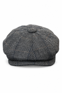 Miesten tweed-ruutukuvioinen Peaky Blinders -lippis