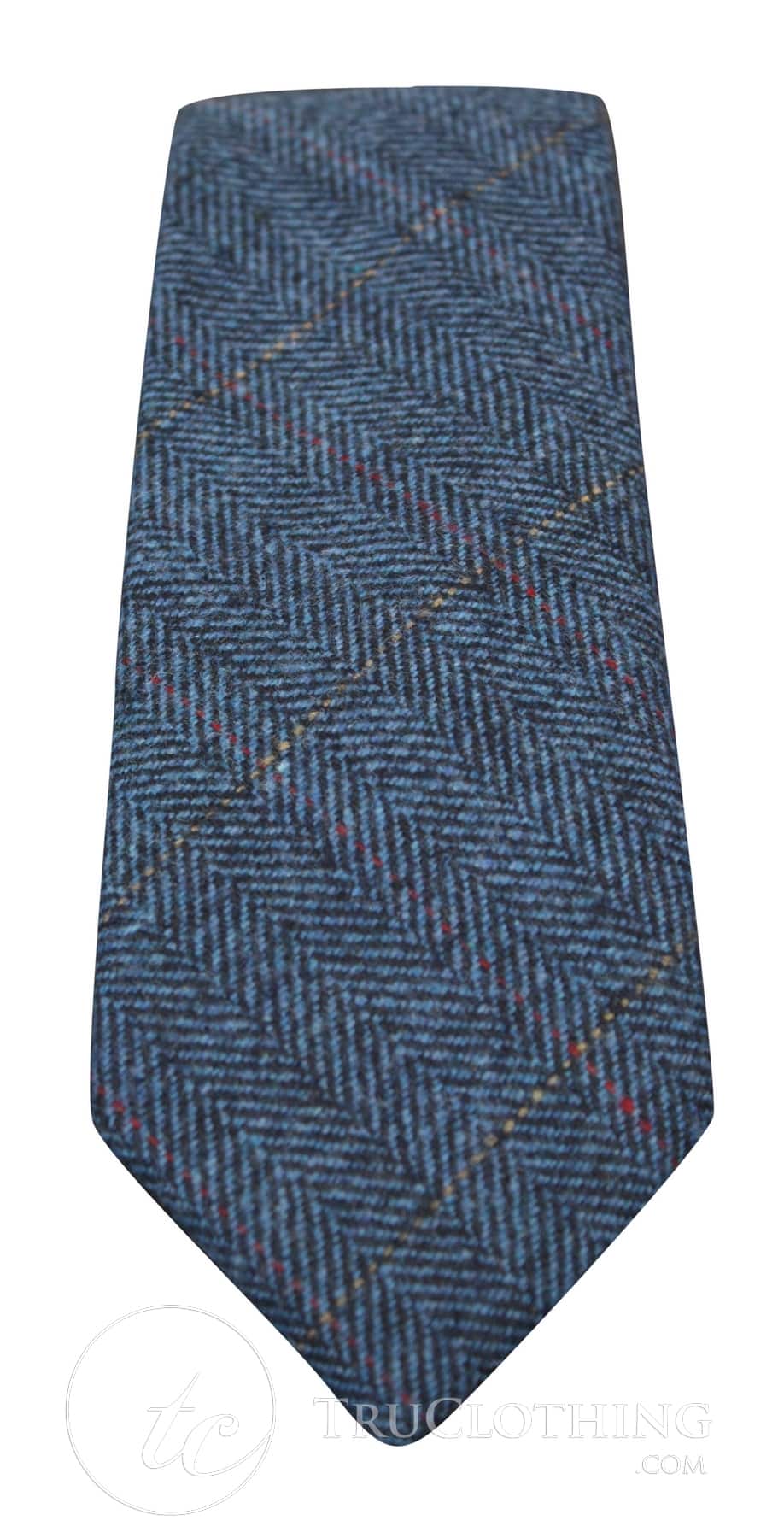 Miesten tweed-kalanruotokuvioiset Marc Darcy -solmiot, klassiset vintage-retro-deon-solmiot