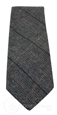 Marc Darcy miesten tweed-kalanruotokuvioinen Marc Darcy -solmio, klassinen vintage retro DX7
