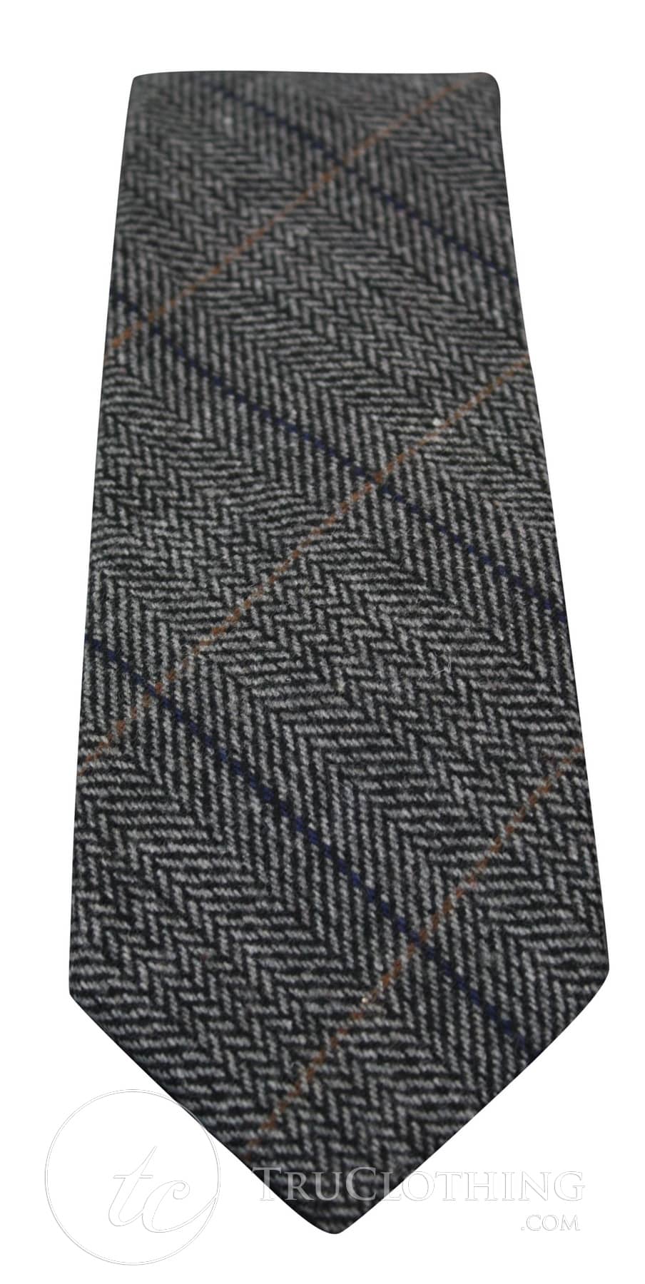 Marc Darcy miesten tweed-kalanruotokuvioinen Marc Darcy -solmio, klassinen vintage retro DX7