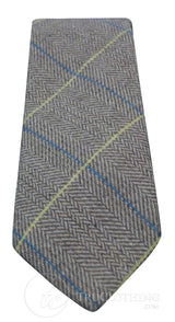 Marc Darcy miesten tweed-kalanruotokuvioinen Marc Darcy -solmio, klassinen vintage retro DX7