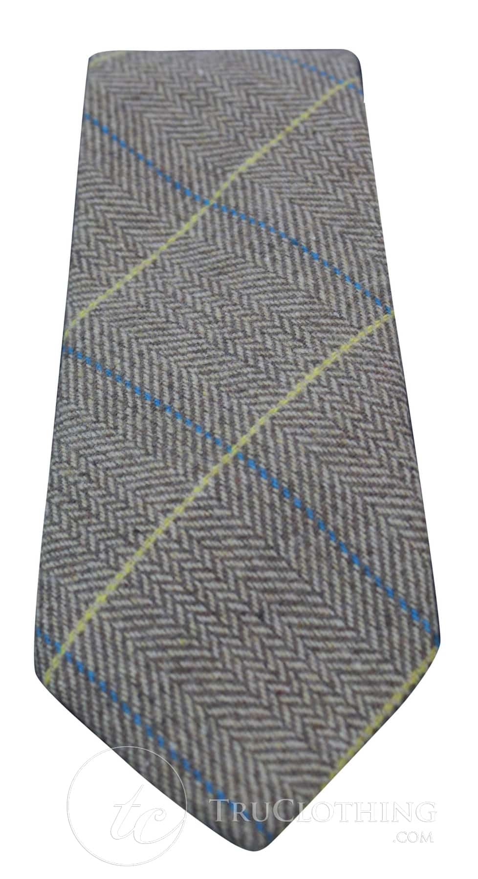 Marc Darcy miesten tweed-kalanruotokuvioinen Marc Darcy -solmio, klassinen vintage retro DX7