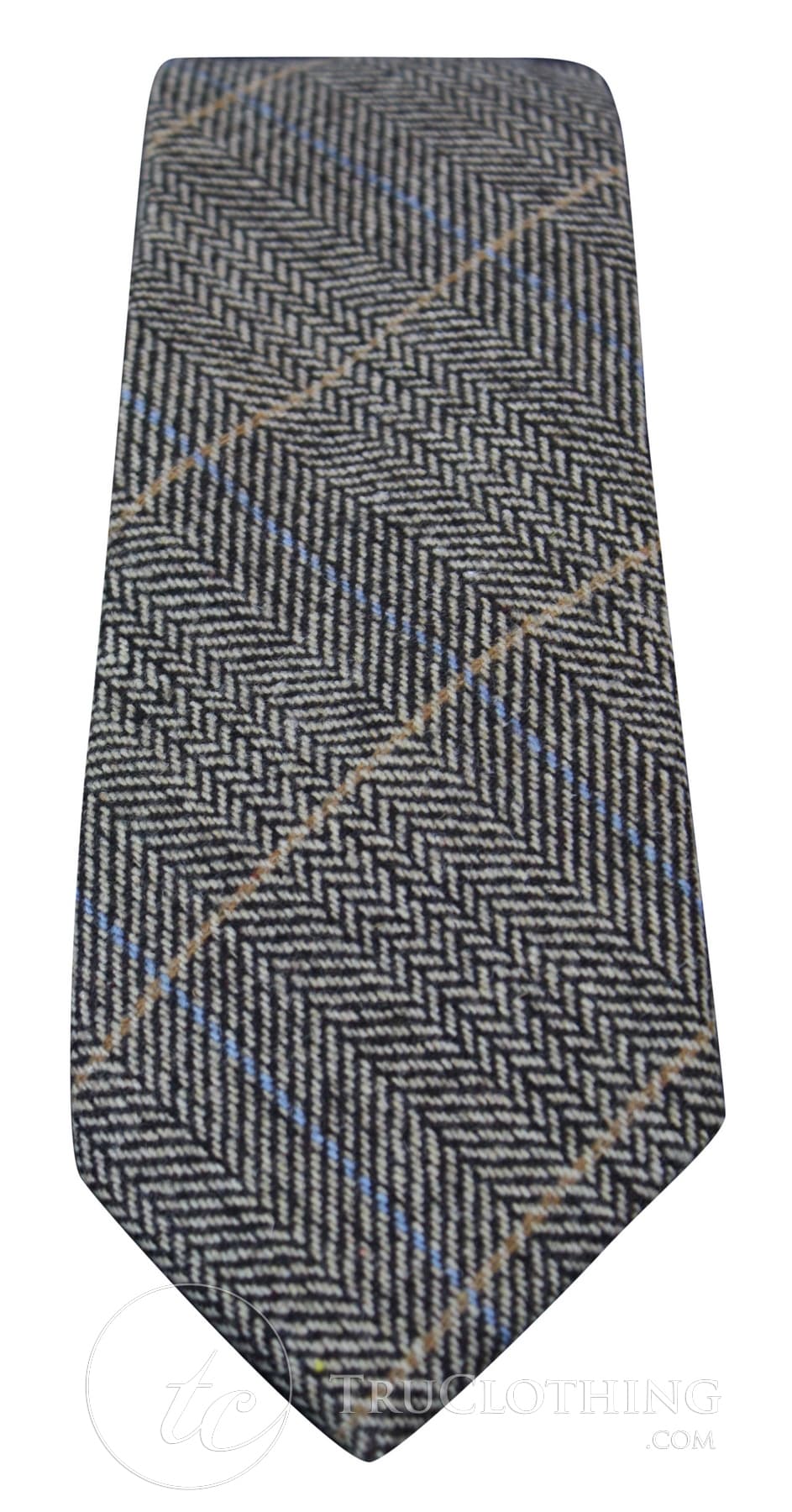 Marc Darcy miesten tweed-kalanruotokuvioinen Marc Darcy -solmio, klassinen vintage retro DX7