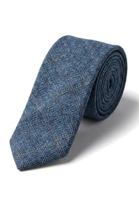 Miesten tweed-kalanruotokuvioiset Marc Darcy -solmiot, klassiset vintage-retro-deon-solmiot