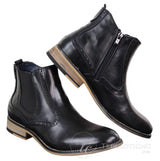 Miesten vintage-nilkkurit brogue-nilkkurit - Cavani Fox