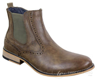 Miesten vintage-nilkkurit brogue-nilkkurit - Cavani Fox