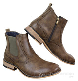 Miesten vintage-nilkkurit brogue-nilkkurit - Cavani Fox