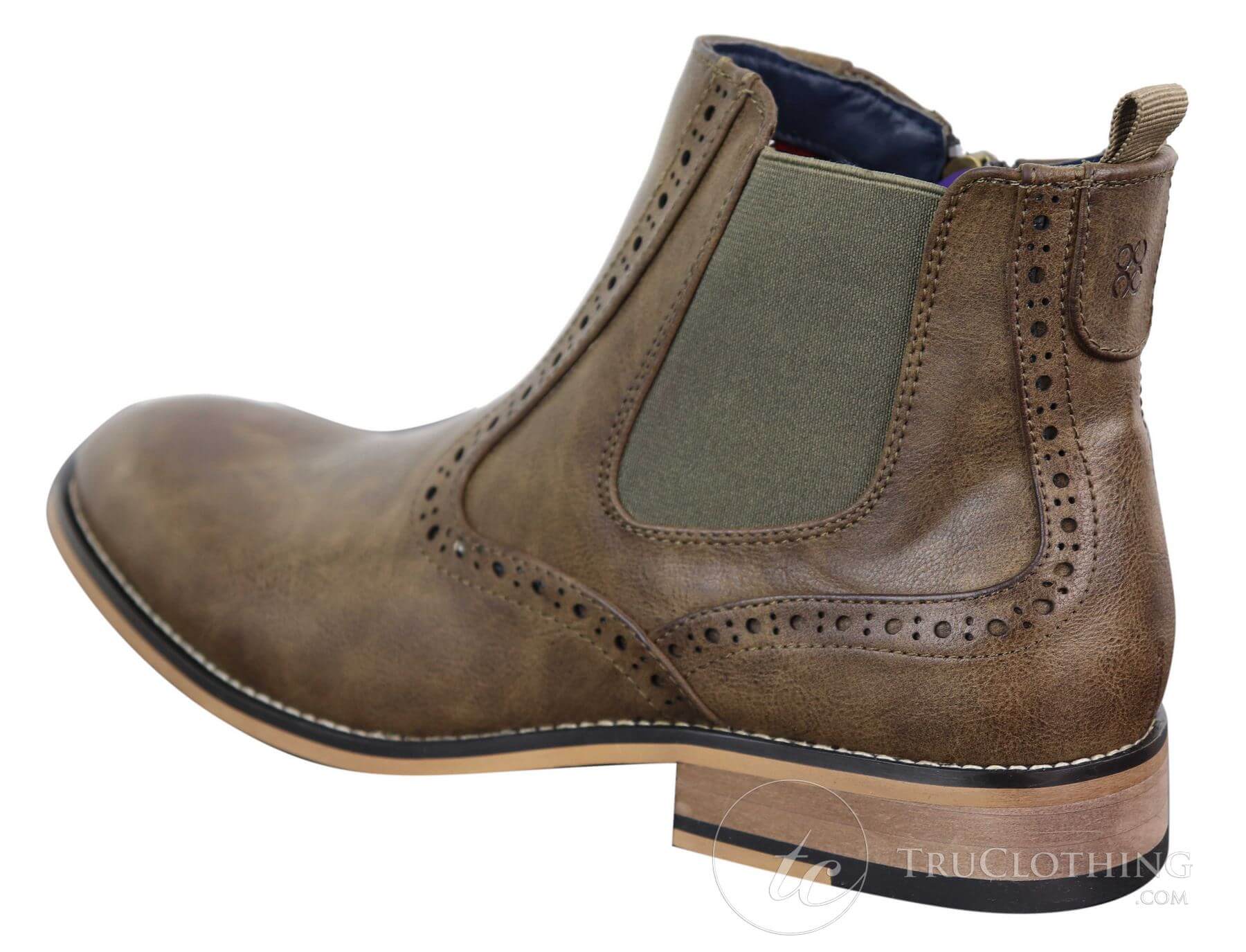 Miesten vintage-nilkkurit brogue-nilkkurit - Cavani Fox