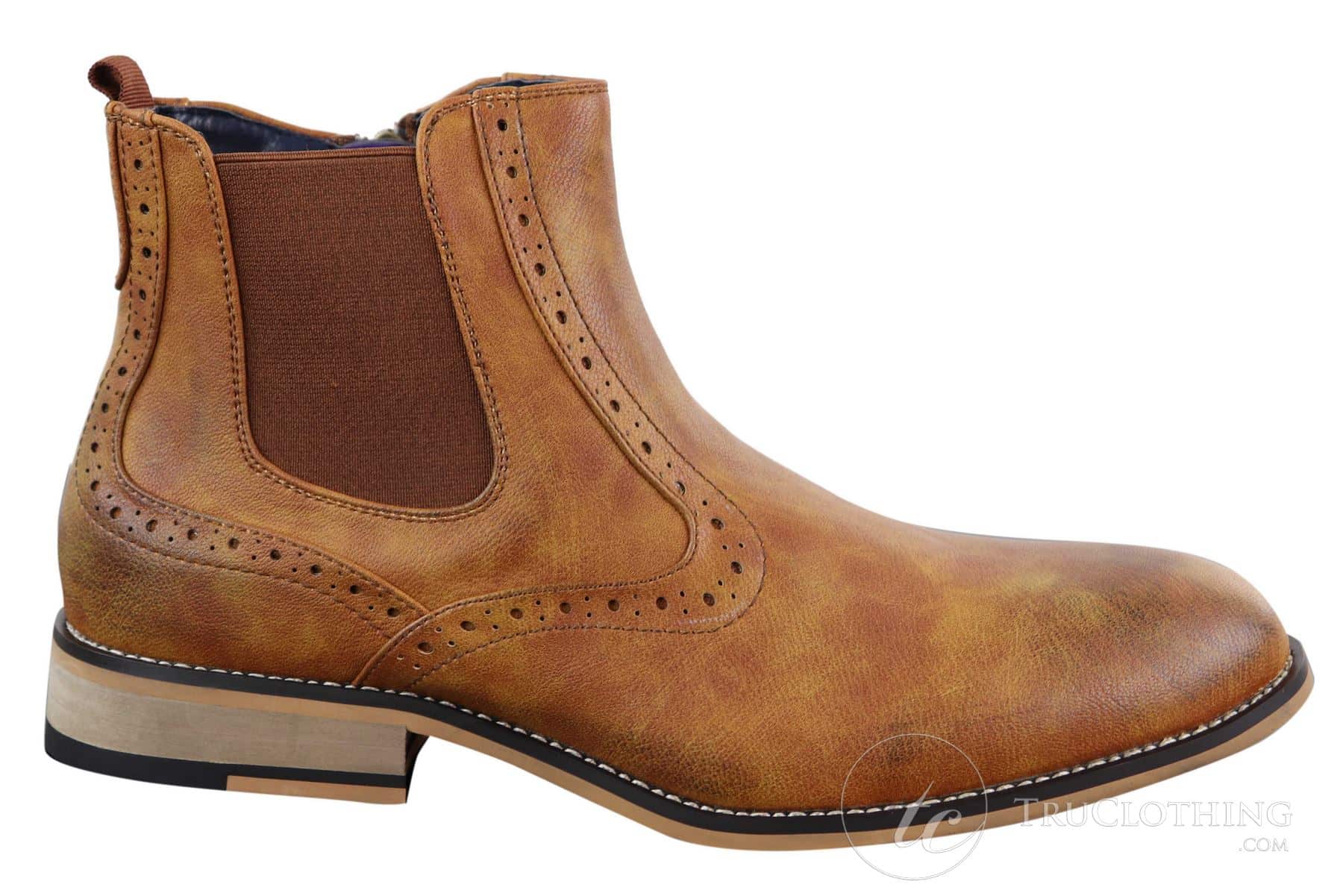 Miesten vintage-nilkkurit brogue-nilkkurit - Cavani Fox